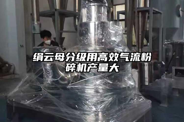 絹云母分級用高效氣流粉碎機產量大